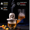 SC-023 Whiskey Smoker Kit with Torch - Old Fashioned Smoker Kit - Bourbon Gifts for Men - Cocktail Smoker Kit comes with Skull-Shaped Smoke Infuser, Torch and 3x Wood Chips (Without Butane)