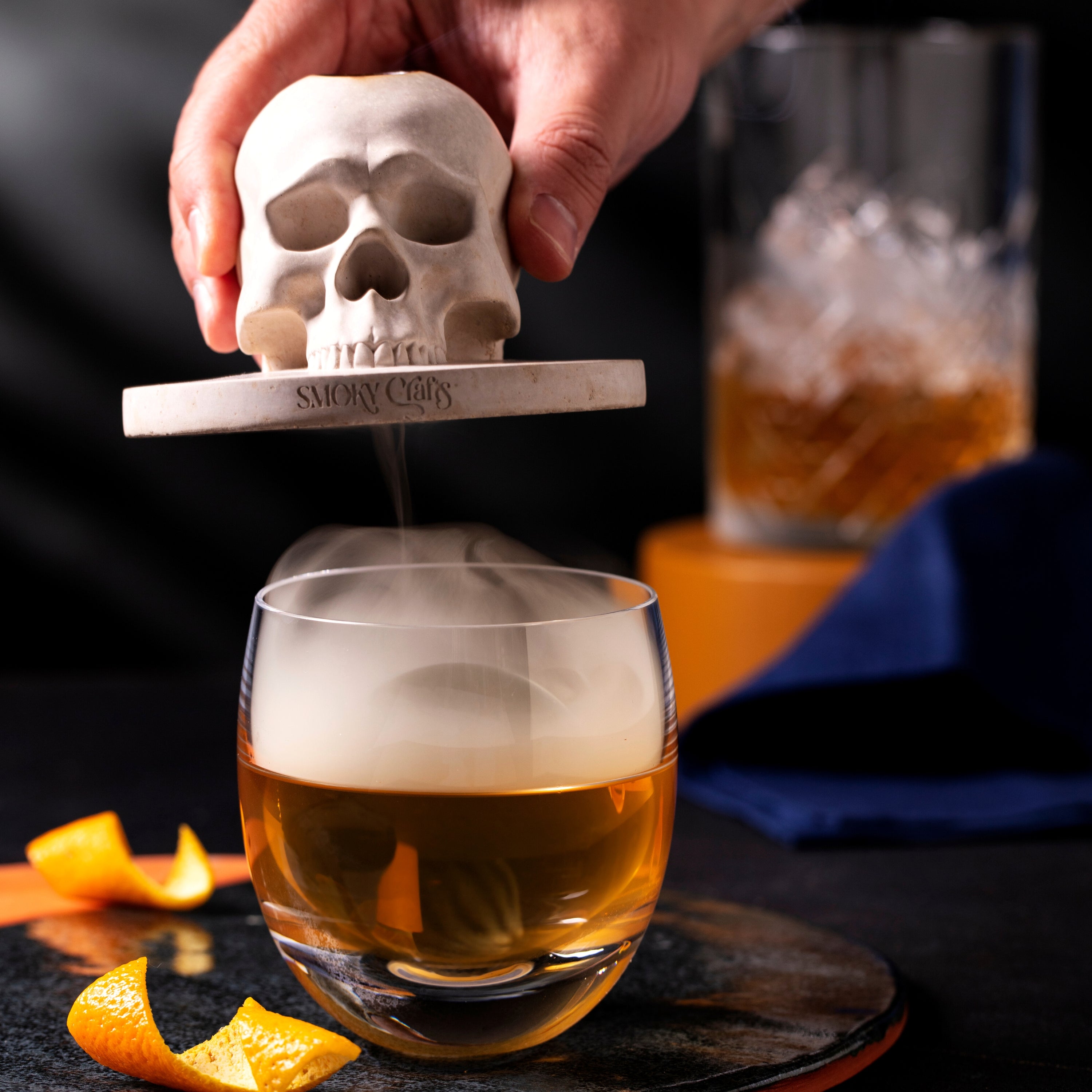Skull Whiskey Smoker with Torch – Smoky Crafts