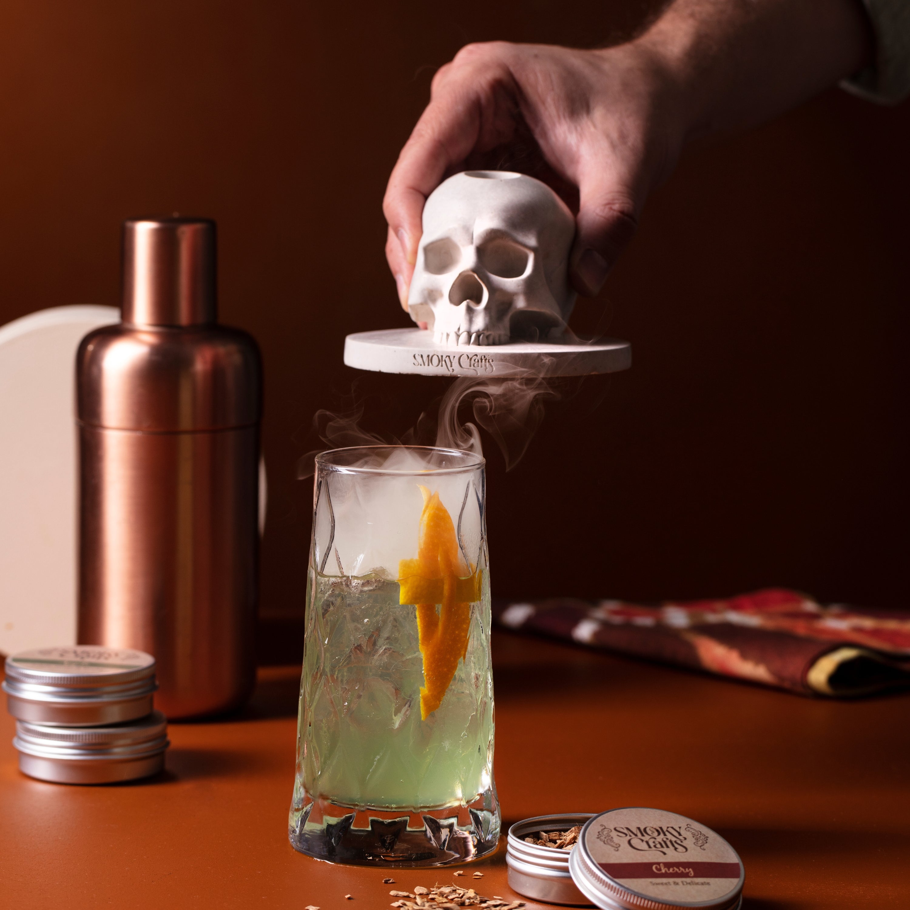 Skull Whiskey Smoker with Torch – Smoky Crafts
