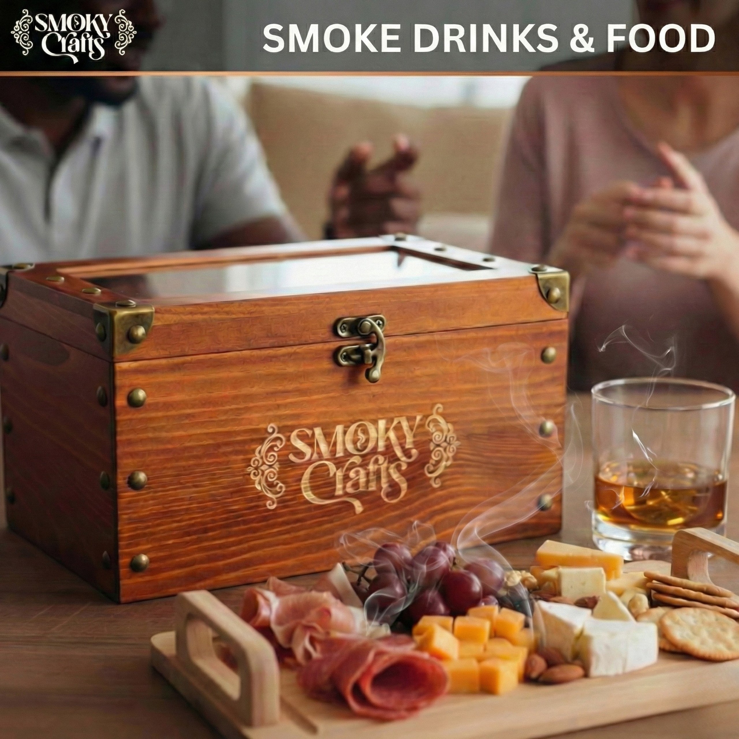 Cocktail Smoker Box with Smoking Gun – Smoky Crafts