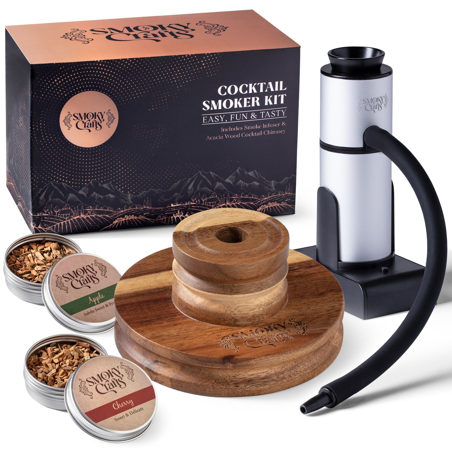 Whiskey Smoker Kit with Smoking Gun