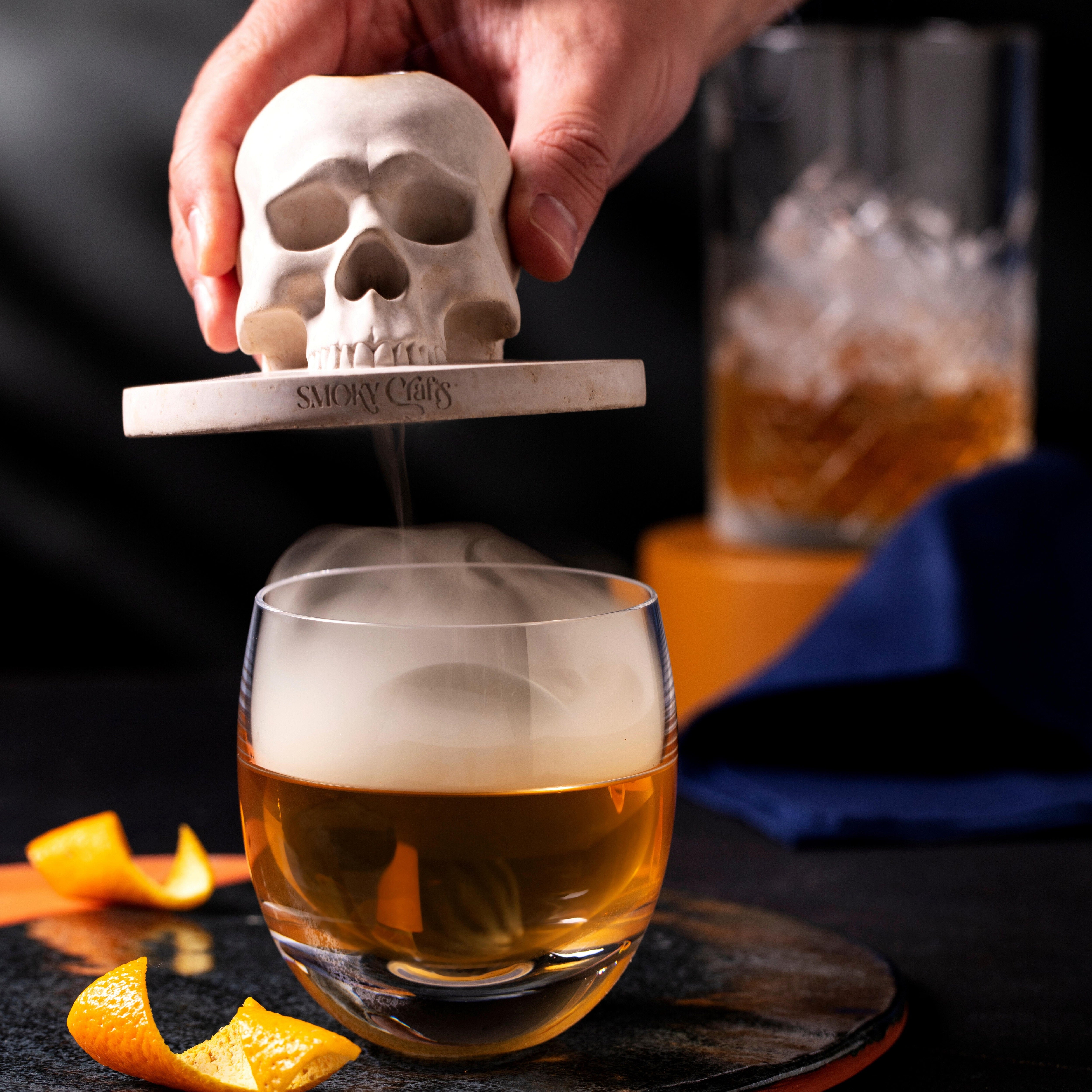 Skull Whiskey Smoker with Torch – Smoky Crafts